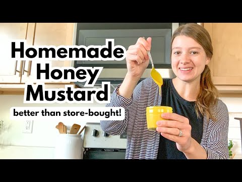 1-MINUTE Homemade Honey Mustard | Better Than Store-Bought!