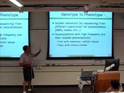Pharmacogenomics Presentation from SSABMI Program, Part 1  (October 2005)