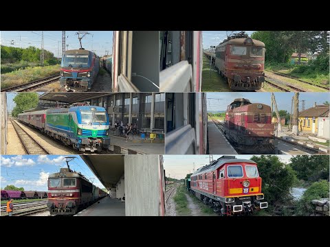 [4K] Влакове по 4-та ЖП линия / Trains on the 4th railway line I 10.06.2023.
