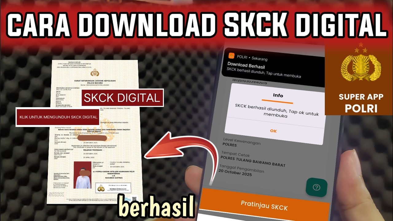 HOW TO DOWNLOAD A DIGITAL SKCK DOCUMENT