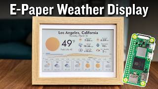 E-Ink Weather Dashboard with a Raspberry Pi