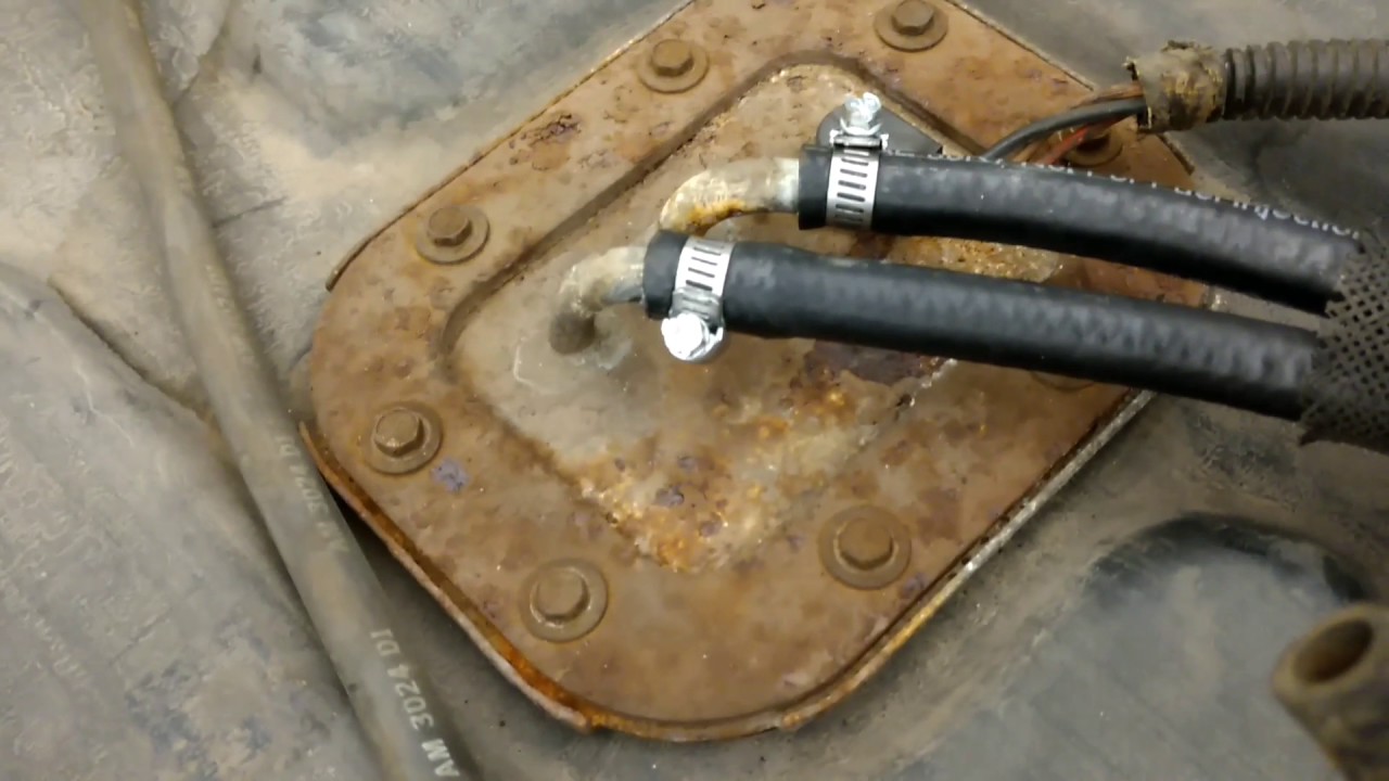 Pinched fuel line repair 1991 Jeep Wrangler YJ