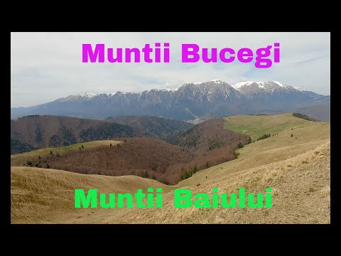 Muntii Baiului la sfarsit de iarna