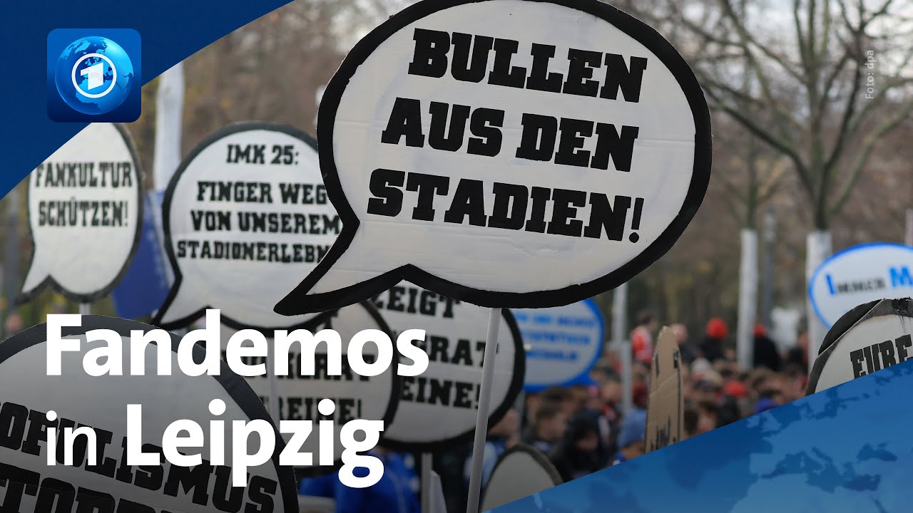 Diskussion um Sicherheit in Fußballstadien – Fans demonstrieren in Leipzig