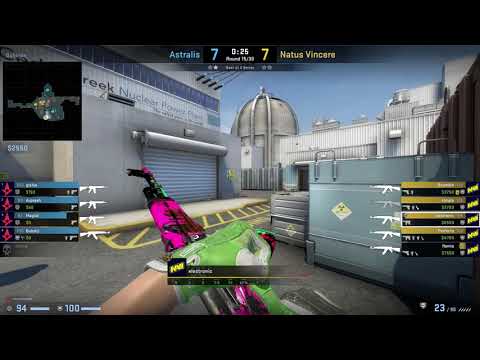 CS:GO POV Demo Na'Vi electronic (25/12) vs Astralis (de_nuke)