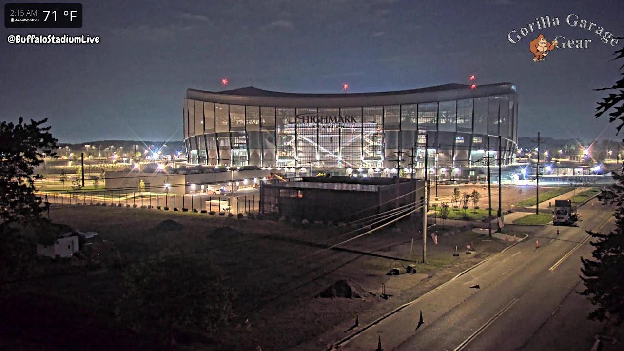 Live webcam view of Buffalo Bills New Stadium Construction
