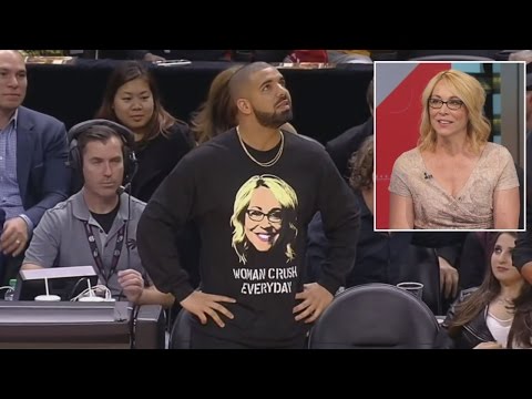 Drake Reveals Crush on ESPN Reporter By Wearing Sweater Of Her Face