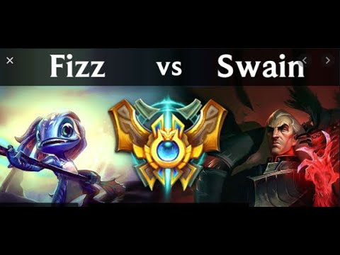 Season 11 Fizz vs Swain Counter Matchup Gameplay 26/2/4