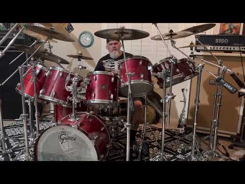 Gretsch Drum Jasper maple USA 1982 Wine red image 20