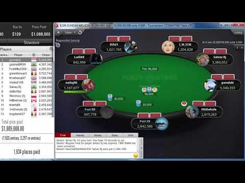 "gorodski" leader Middle Late of $109 SUNDAY MILLION $1M Gtd Nov 10, 2019