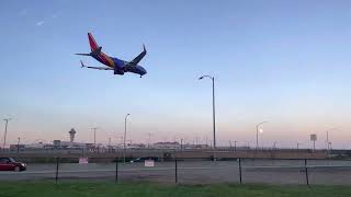 朝焼けの美しいLos Angeles国際空港　　Southwest. WN1250. Boeing 737-7H4