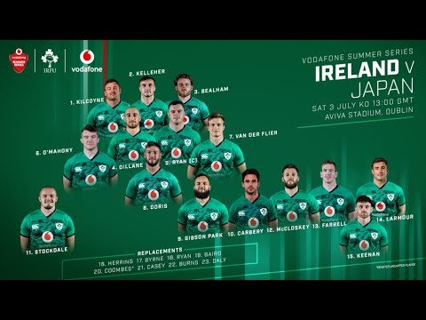Japan vs Ireland 2021 1st Half