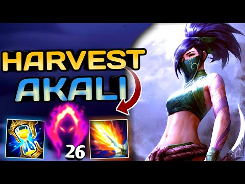PUTTING ON Everyone With DARK HARVEST AKALI … SEASON 14 NEW META..?