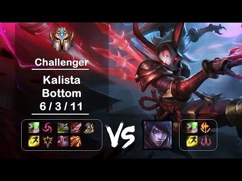 [4K] KR Challenger Bottom Kalista vs Aphelios Ep.1204