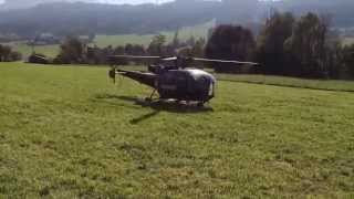 preview picture of video 'Alouette III Start in Thalgau 11.10.2014'