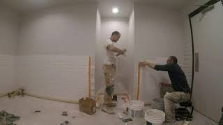 Commercial Mens Bathroom Timelapse