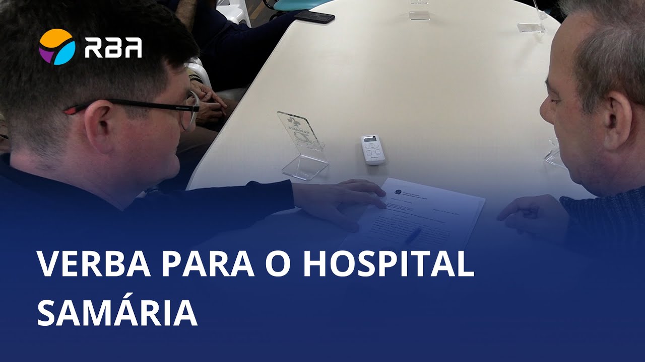 Deputado Ismael dos Santos entrega emenda ao Hospital Samária, em Rio do Sul