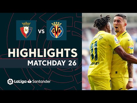 Resumen de CA Osasuna vs Villarreal CF (0-3)
