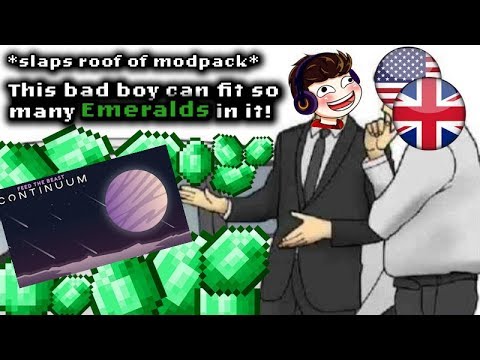 Generate an infinite amount of Emeralds! 🌌 Minecraft FTB Continuum [Tutorial][1.12 modded]