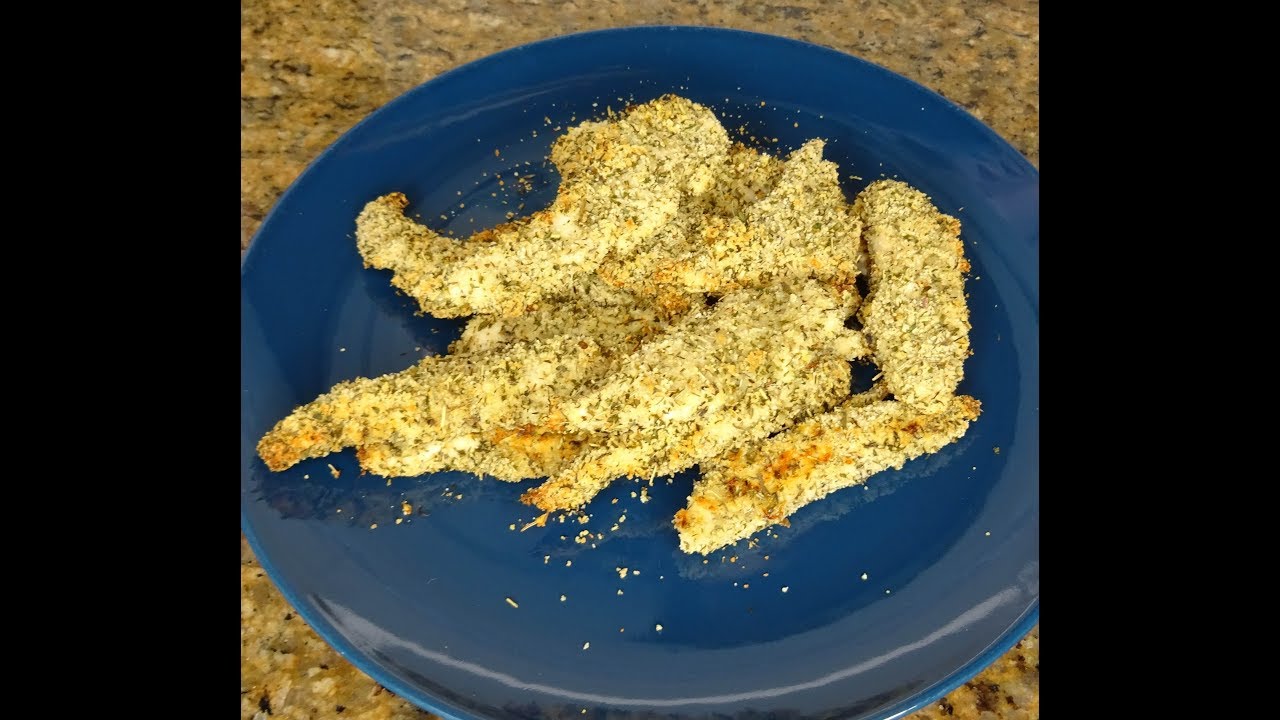 Tiras de pollo al horno