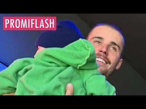 Video Thumbnail: Süß: Justin Bieber nimmt Söhnchen Jack Blues mit ins Studio