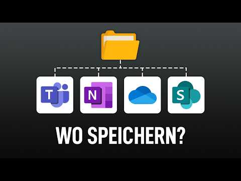 📂 Wo soll ich was speichern? Teams, OneNote, OneDrive oder SharePoint?