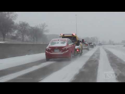 01-11-2020 Kansas City, MO Accidents, Snow Plows, Heavy Snowfall.mp4