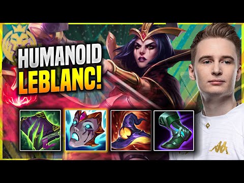 HUMANOID IS A MONSTER WITH LEBLANC! - MAD Humanoid Plays Leblanc MID vs Sylas! | Patch 11.16