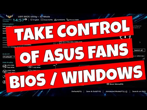 How To Control Case & CPU Fans With ASUS Motherboards UPDATED 2022 Fan Xpert 4
