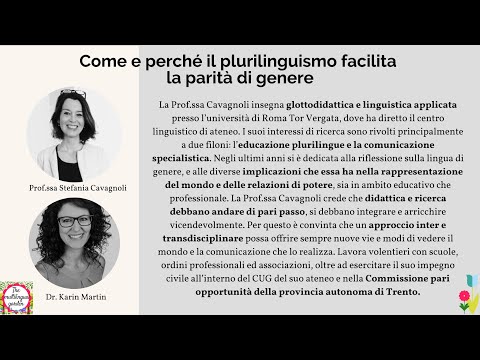 Come e perché il plurilinguismo facilita la parità di genere ...