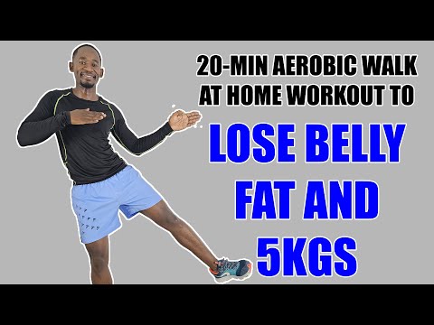 20 Minute Easy Walk at Home Exercise for Weight Loss 200 Calories