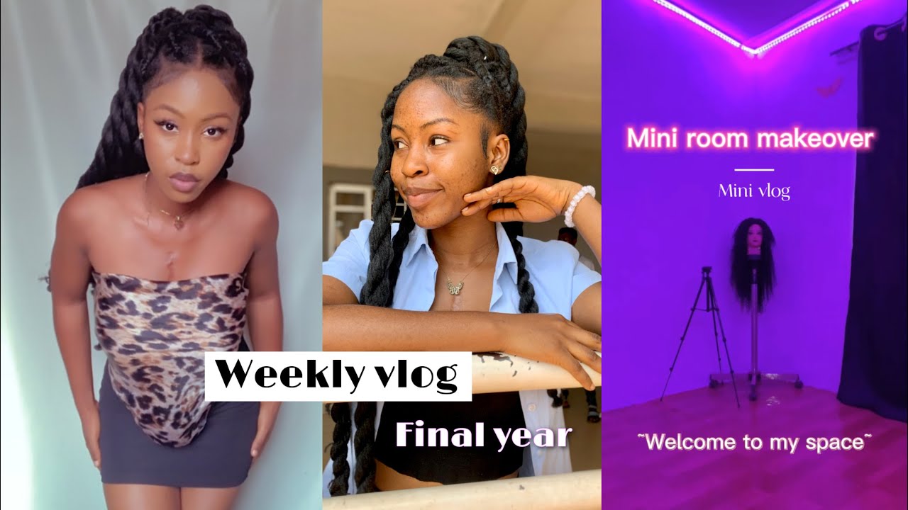 1st Week as a Final Year Student | Spend a week with me | Room Makeover