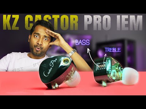 KZ Castor Pro IEM - Harman Target Improved Bass🔥 | Best IEM under 2000 in 2025 ? | Music & Gaming