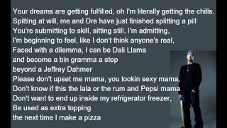 Eminem - Must Be The Ganja lyrics [HD]