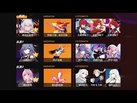 [MHT 3B] HOF AE SR , Score 31626 | Honkai Impact 3