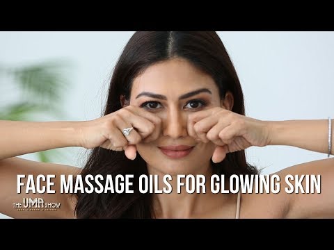 Face massage oil for glowing skin