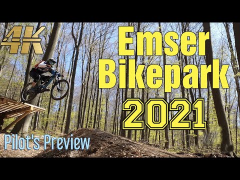 Emser Bikepark 2021 (Alle Strecken) [4K] Pilot's Preview #5