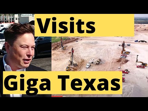Elon Musk Visited Tesla Giga Texas To Inspect Progress