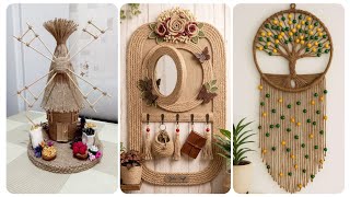 Simple Jute Rope Crafts for Elegant Home Decoration 2026