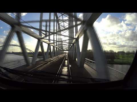 A train driver's view: Utrecht CS - Maastricht, VIRM, 28-Dec-2017.