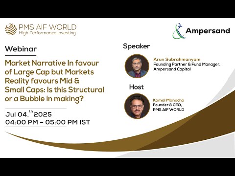 Market Narrative In favour of Large Cap but Markets Reality favours Mid & Small Caps: Is this Structural or a Bubble in making?