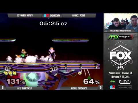 DYFWI - Day 2 - Round 2 Pools: GC|Silent Wolf (Fox) vs MIOM|Tafokints (Sheik)