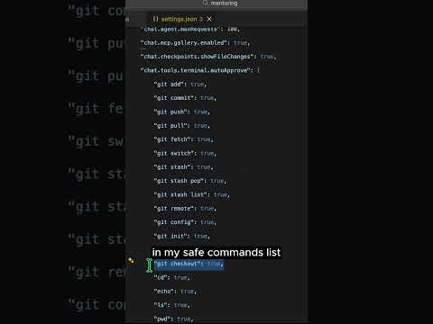 🔒Terminal Commands in VS Code Chat