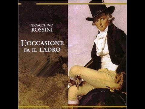 Rossini. L' OCCASIONE FA IL LADRO. Gavazzi, Serra, D'Intino, Giménez, Desderi.  Pesaro. Agosto, 1987