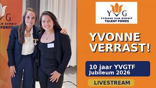 10 Jaar YVGTF 🎉 Jubileum Feest 2026 🏆Verrassing voor Yvonne van Gennip 🧡Talent g