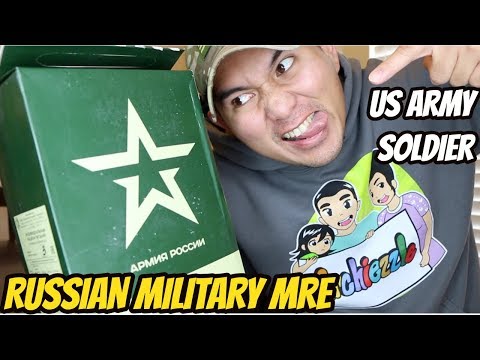 US ARMY SOLDIER Testing Russian Military MRE (Meal Ready to Eat) Military Food