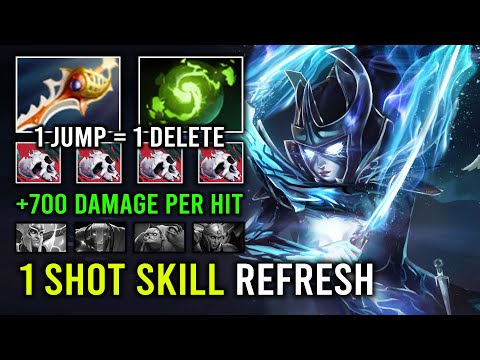 1 JUMP 1 DELETE Unlimited Invisible Refresh +700 Damage Per Hit Rampage PA Dota 2