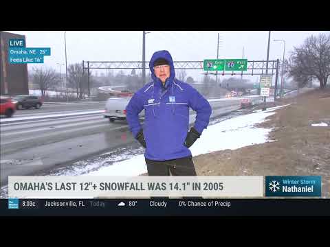 Mike Seidel TWC Omaha, NE Winter Storm Nathaniel AM 1-25-2021