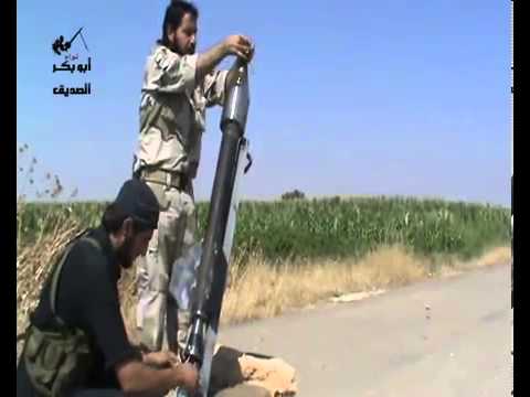 نصب منصة صواريخ لضرب مقرات النظام في الكلية الجوية في محافظة حلب