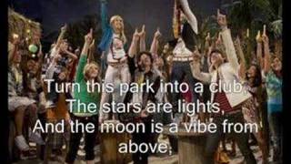 We Got The Party-Hannah Montana ft. JB - LYRICS